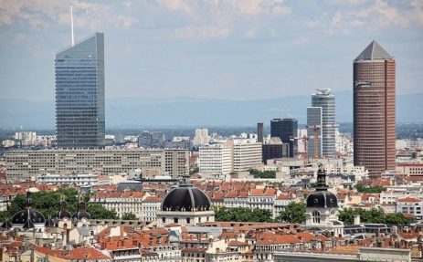 lyon vue du ciel